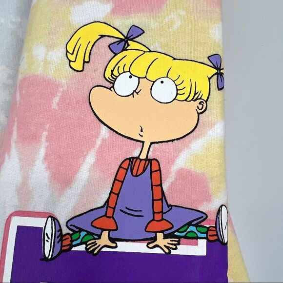 Nickelodeon Girl's Rugrats Graphic Tie-Dye Multicolor Pull-On Sweatpants - Picture 6 of 14